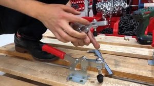 Механические рычажные прижимы(струбцины верстачные). Принципы действия