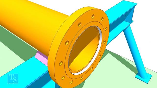 SLIP ON FLANGE TO PIPE FIT-UP TUTORIAL смотреть онлайн