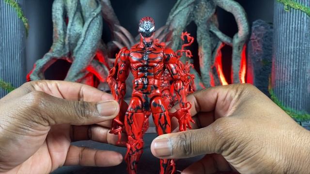 Marvel Legends Venom Wave Absolute Carnage KNULL CARNAGE Review