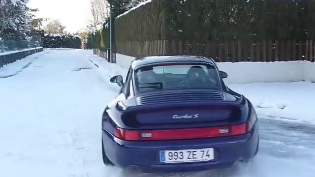 Glisse en Porsche 993 turbo
