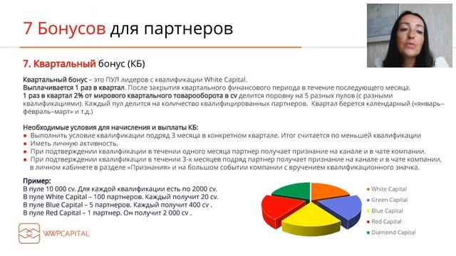Запись вебинара по маркетинг-плану WWP Capital