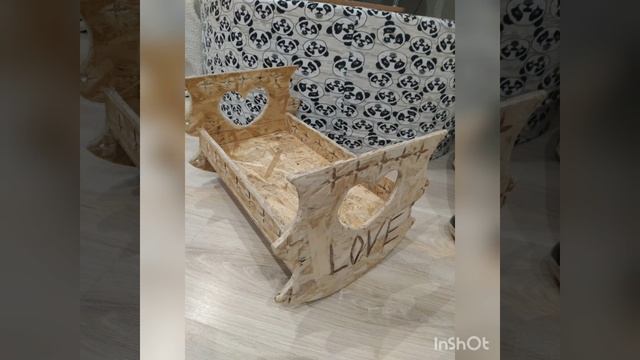 #кровать для кукол из обрезков?