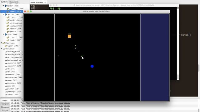 Intermediate Python Game Coding: Space Arena (Preview 3) смотреть онлайн