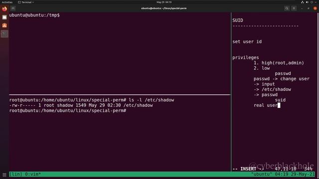Linux-E24 File Permissions | SUID,GUID, sticky bit | Tamil смотреть онлайн