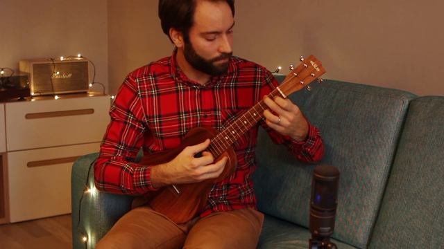 Winter Wonderland – tenor ukulele cover смотреть онлайн