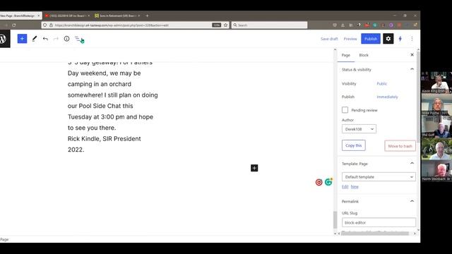 WordPress Pages and Posts: SIR Webmaster Discussion смотреть онлайн