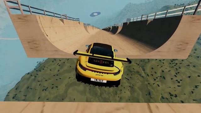 BeamNG Drive #1 Driving down Mega ramp crashes! |BeamNG_VCK:) смотреть онлайн