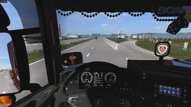Euro Truck Simulator 2 Krasnodar(RUS) - Rostov(RUS) Southern Region Map - Scania Streamline R440 смотреть онлайн