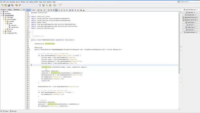 Java EE Netbeans Spring Hibernate MSSQL Tutorial - part 4: Inserting to database смотреть онлайн