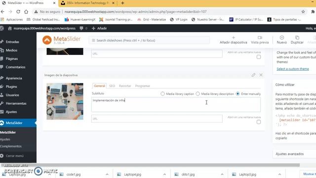 Wordpress desde cero, añadir Slider a nuestro sitio web con Metaslider (parte 6) смотреть онлайн