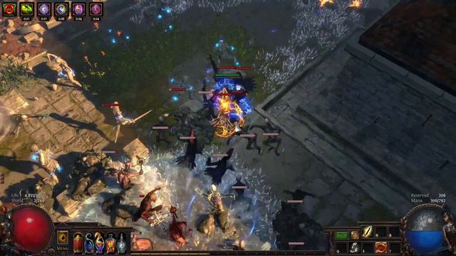POE: Ultimate Cast When Damage Taken (CWDT) Build PREVIEW смотреть онлайн