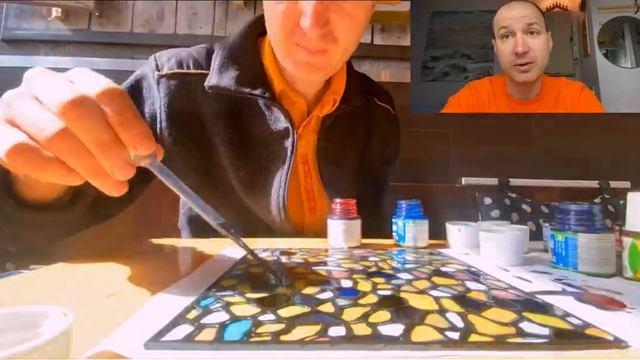 Как сделать заливной витраж своими руками. Витраж для дома дачи квартиры. смотреть онлайн