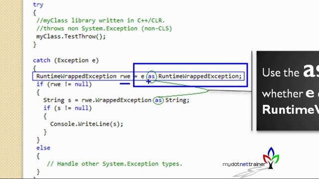 Session 15/35 (.net programming - Statements - exceptions,threading,lock,etc) смотреть онлайн