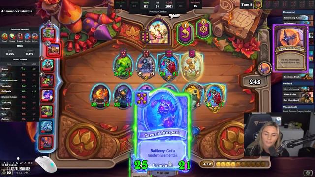Free Minion with Chenvaala Makes Elemental Builds EASY - Hearthstone Battlegrounds смотреть онлайн