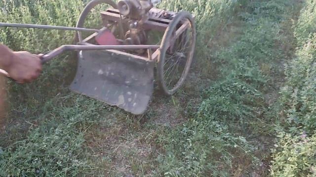 Самодельная роторная косилка. смотреть онлайн