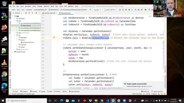 Android App: Calendar and CalendarView Demo смотреть онлайн