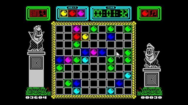 Color Lines (1995) Longplay, ZX Spectrum