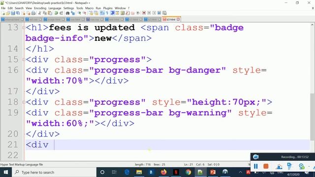 lecture 13:BOOTSTRAP-4 смотреть онлайн