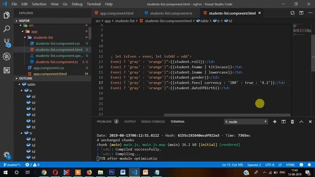 Angular Pipes Tutorial | Angular Built in Types | Angular 7/8 Pips, filter Tutorial смотреть онлайн