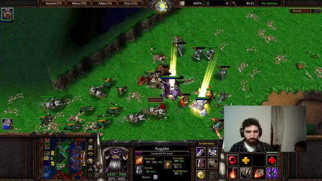 horde vs alliance x3 Warcraft 3 Stream Khalid10 смотреть онлайн
