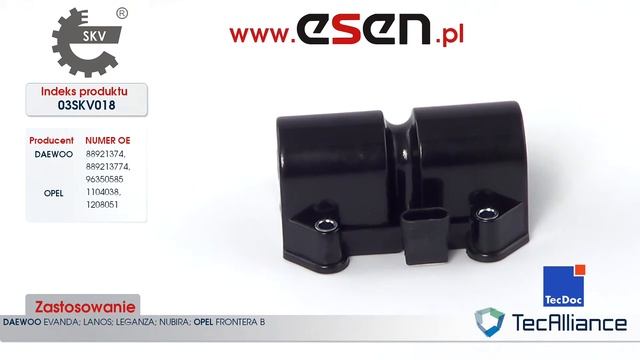Cewka zapłonowa Daewoo Evanda Daewoo Lanos Daewoo Leganza Daewoo Nubira Opel Frontera B OE 8892137 смотреть онлайн