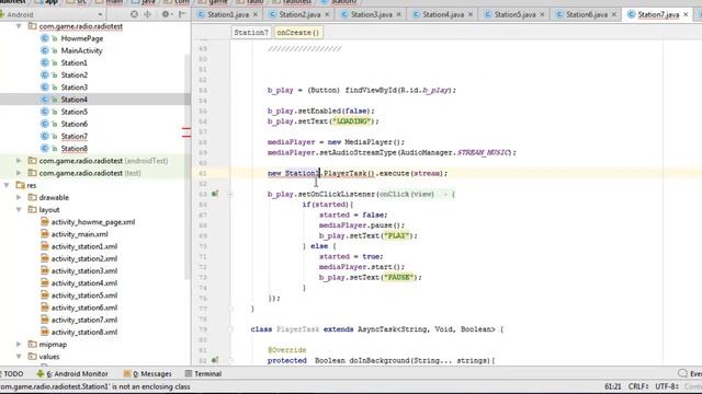 #8 دورة كود سورس code source تطبيق راديو Radio Stremin برمجة كامل المحطات و الصفحات смотреть онлайн