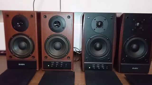 Видео сравнение активных колонок 2.0 Sven sps-702 и Sven sps-704 смотреть онлайн