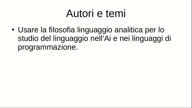 lezione 1: Introduzione alla filosofia dell'informatica смотреть онлайн