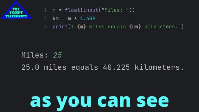 Try - Except Statements (Python Trick) смотреть онлайн