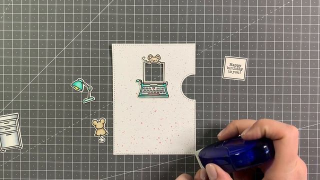 Interactive Reveal Wheel Birthday Card with Lawn Fawn and Copic Coloring смотреть онлайн
