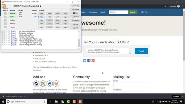 Cara Download & Instal XAMPP Serta Menjalankan MYSQL Pertama Kali смотреть онлайн
