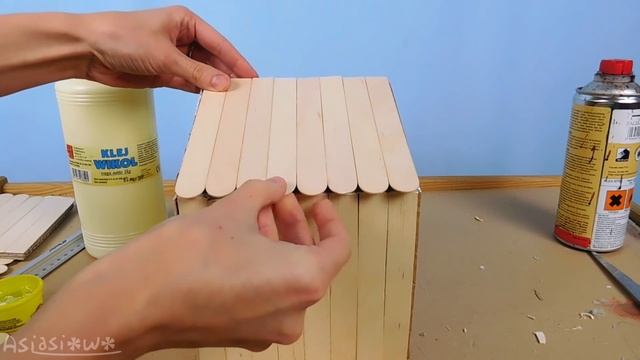 DIY How to make Christmas crib out of sticks, with lights (ENG Subtitles) - Speed up #425 смотреть онлайн