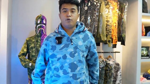 Bape HoneyComb Camo Shark Hoodie Review 🦈 смотреть онлайн
