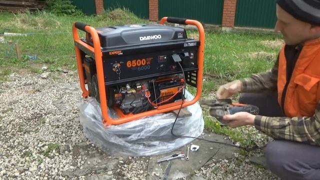 Обзор генератора DAEWOO GDA 6500 за 55.000 рублей в 2021 году смотреть онлайн