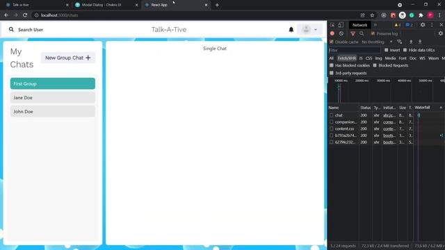 Group Chat UI - Create , Add and Remove User - MERN Stack Chat App with Socket.IO #12 смотреть онлайн