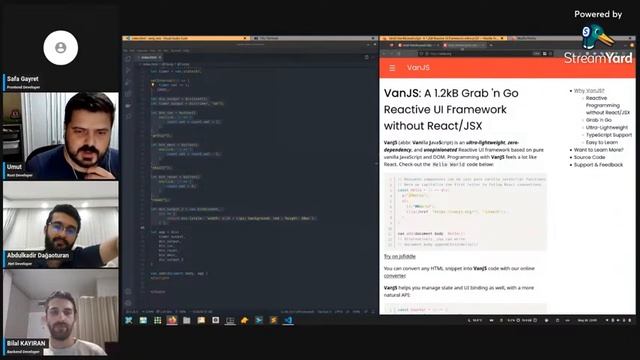 VanJS nedir? - Bir framework dokümanı nasıl okunur, Dünyanın en küçük bundle size'a sahip framework смотреть онлайн