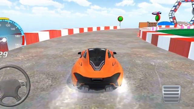 Impossible Car Stunt Driving Mega Ramps Car Racing Game | Android GamePlay смотреть онлайн