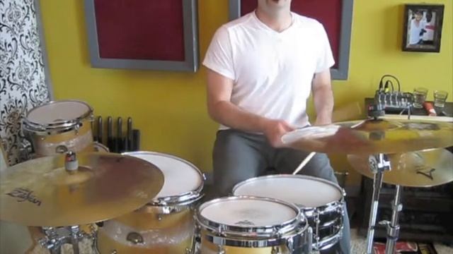 How to Play The "Purdie" Shuffle - 16th Note Shuffle - Drum Lesson смотреть онлайн