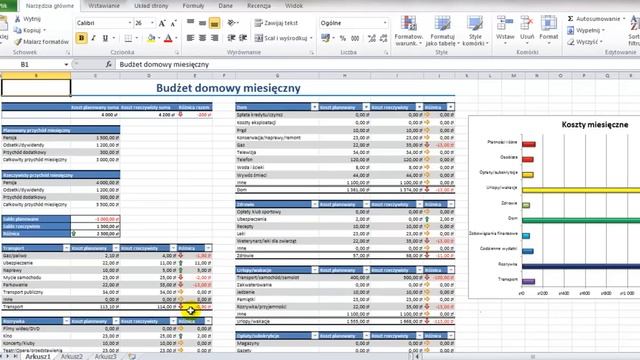 Excel 2010 - Budżet domowy - wstęp смотреть онлайн
