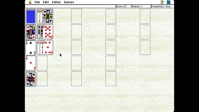 Apple Macintosh Longplay - King of Solitaire - La Belle Lucie смотреть онлайн