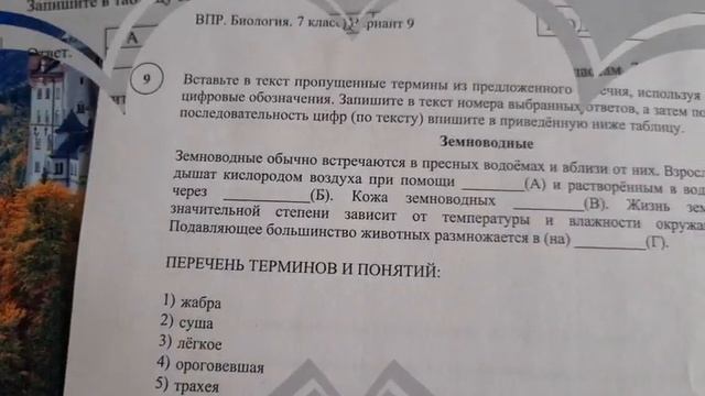 ??ВПР 2020. 7 класс. Биология смотреть онлайн