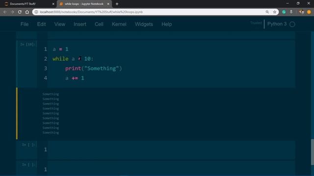 While loops in Python смотреть онлайн