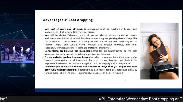 APU Enterprise Wednesday: Bootstrapping or Fund Raising? смотреть онлайн
