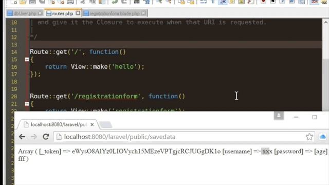 ISD 12.3 Laravel writing data to database смотреть онлайн