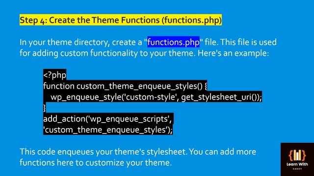 Creating a Custom WordPress Theme: Step-by-Step Guide with Example Code смотреть онлайн