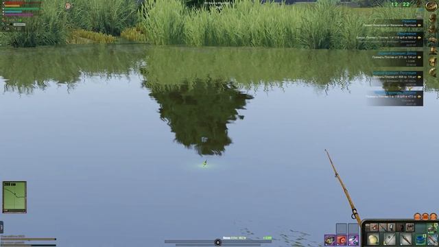 Карасиный пруд. Квесты на отлов голавля, плотвы, карпа и немного о питании. # 36. Atom Fishing II смотреть онлайн