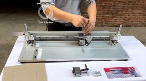 Простейшее устройство для резки пазов в картоне