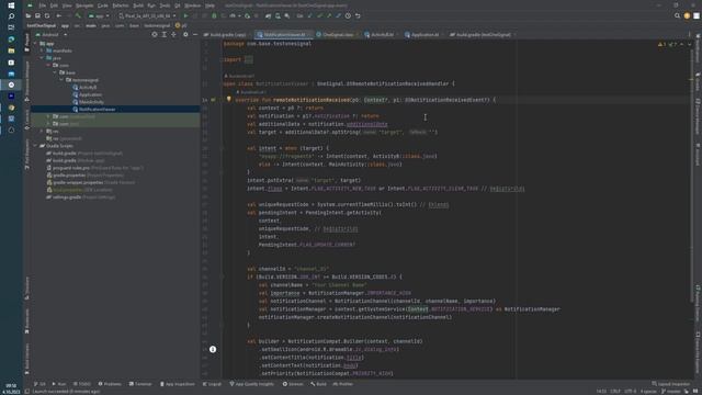 ONE SIGNALPUSH NOTIFICATION ANDROID KOTLIN смотреть онлайн