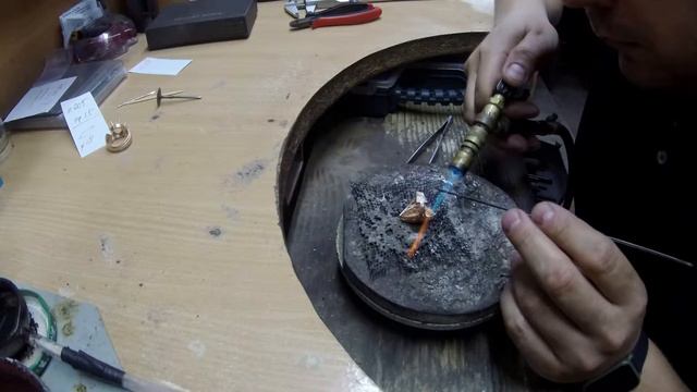 Процесс изготовления кольцо Маркиз