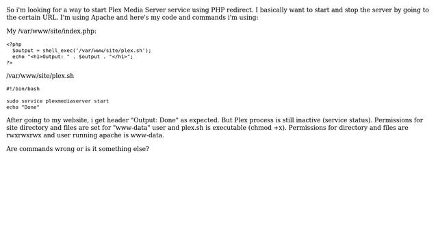 DevOps & SysAdmins: Starting service inside shell script via PHP смотреть онлайн